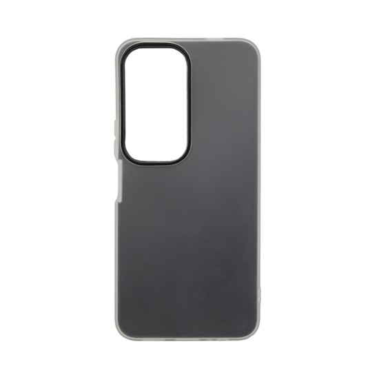 Capa Duro de Silicone Transparente para Vivo Y19s Preto